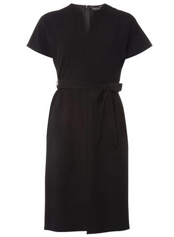 Dorothy Perkins Black V- Neck Front Shift Dress