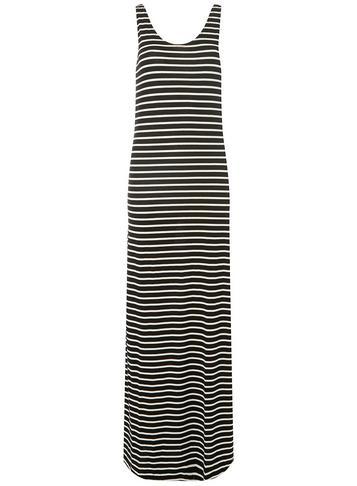 Dorothy Perkins * Vila Black And White Sleeveless Maxi Dress