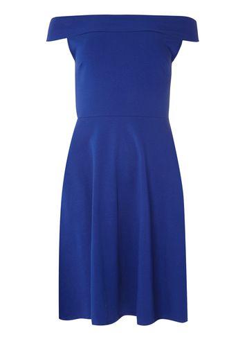 Dorothy Perkins *tall Cobalt Bardot Dress