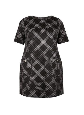 Dorothy Perkins *dp Curve Multi Colour Checked Shift Dress