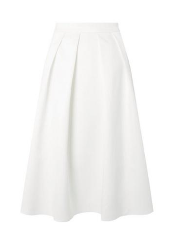 *showcase White Bridal Viola Skirt