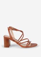 Dorothy Perkins Tan Saigon Block Heel Sandals