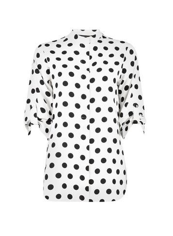 Dorothy Perkins Monochrome Spot Print Shirt