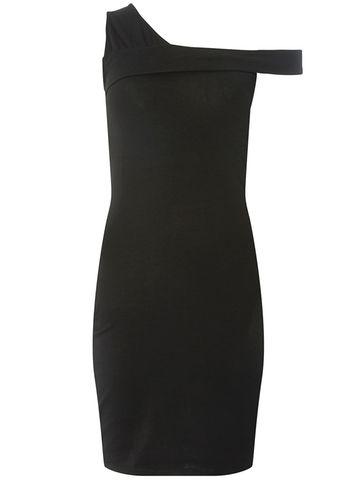 Dorothy Perkins *noisy May Black One Shoulder Bodycon Dress