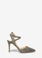 Dorothy Perkins Grey 'glamorous' Embossed Court Shoes