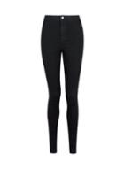 Dorothy Perkins *tall Black 'lyla' Ultra High Waist Jeans