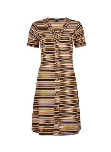 Dorothy Perkins Multi Colour Striped Shirt Dress