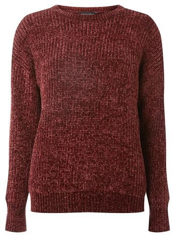 Dorothy Perkins Aubergine Chenille Jumper
