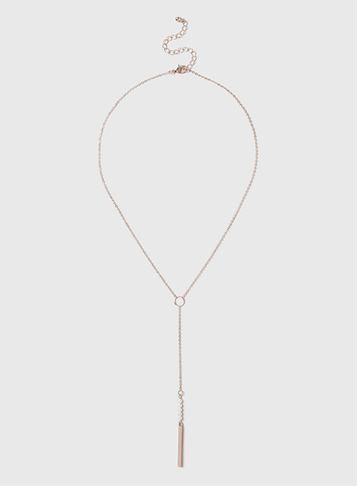 Dorothy Perkins Tiny Pearl And Bar Necklace