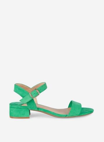 Dorothy Perkins Wide Fit Green 'sprite' Sandals