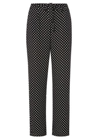 Dorothy Perkins Black Spot Palazzo Tie Trousers