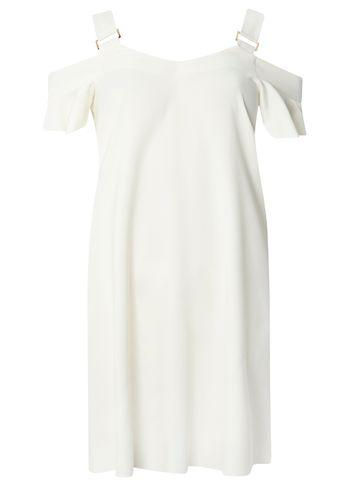 Dorothy Perkins Ivory Buckle Cold Shoulder Dress