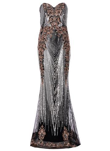 Dorothy Perkins *quiz Multi Coloued Olivias Embellished Maxi Dress