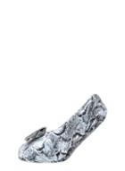 Dorothy Perkins Grey Faux Fur Ballerina Pumps