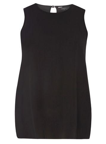 Dorothy Perkins Black Dip Back Built Up Top