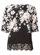Dorothy Perkins Floral Lace Trip T-shirt