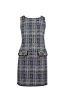 Dorothy Perkins *dp Curve Multi Colour Checked Boucle Pinafore Dress