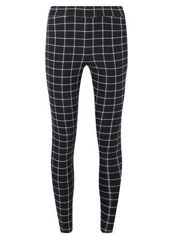 Dorothy Perkins Black Grid Check Skinny Trousers