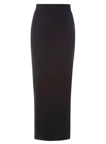Dorothy Perkins *vila Black Maxi Slit Skirt