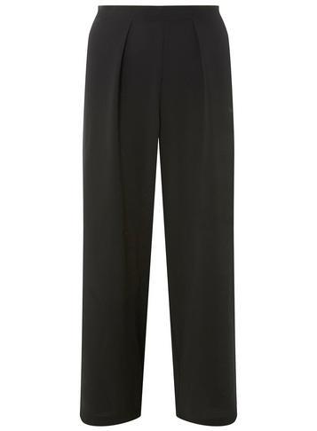 Dorothy Perkins Black Popcorn Crop Trousers