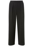 Dorothy Perkins Black Popcorn Crop Trousers