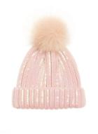 *quiz Sequin Pom Knitted Hat