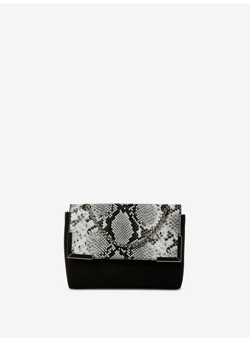 Dorothy Perkins Monochrome Metal Corner Cross Body Bag