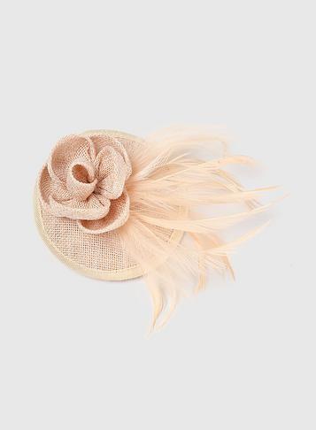Dorothy Perkins Cream Feather Fascinator