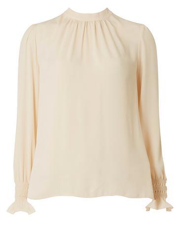 Dorothy Perkins Pink Shirred Cuff Top