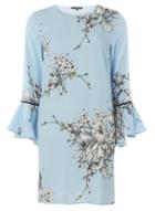 Dorothy Perkins *vero Moda Blue Print Shift Dress
