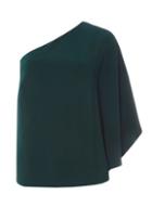 Dorothy Perkins Green One Shoulder Top