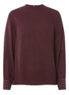 Dorothy Perkins Berry Embellished Cuff Top