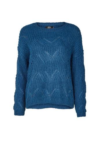 *only Blue Knitted Jumper