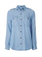 Dorothy Perkins Light Blue Soft Tencel Shirt