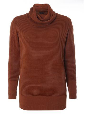 Dorothy Perkins Ginger Ottoman Roll Neck Knitted Tunic