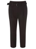 Dorothy Perkins Black D-ring Tie Trousers