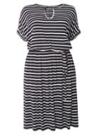 Dorothy Perkins Dp Curve Navy Jersey Bar Midi Dress