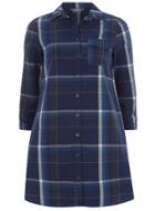 Dorothy Perkins Check Denim Shirt Dress