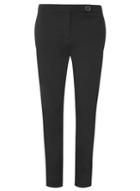 Dorothy Perkins *tall Black Cotton Sateen Trousers