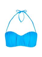 Dorothy Perkins *dp Beach Blue Ruched Bikini Top