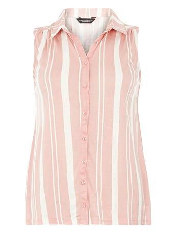 Dorothy Perkins Rose Vertical Stripe Shirt