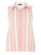 Dorothy Perkins Rose Vertical Stripe Shirt