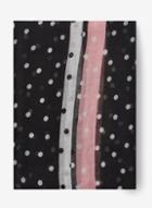 Dorothy Perkins Black Polka Dot Scarf