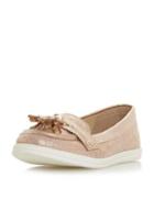 Dorothy Perkins *head Over Heels By Dune Rose Gold Gilder Loafers