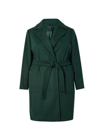 Dorothy Perkins *dp Curve Green Wrap Coat