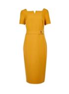 Dorothy Perkins Yellow Square Neck Formal Dress