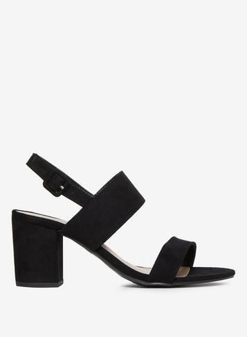 Dorothy Perkins Wide Fit 'sadie' Block Heel Sandals