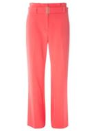 Dorothy Perkins Pink Belt Paperbag Wide Leg Trousers