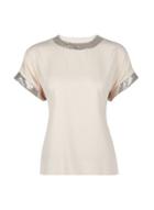 Dorothy Perkins Petite Blush Sequin T-shirt