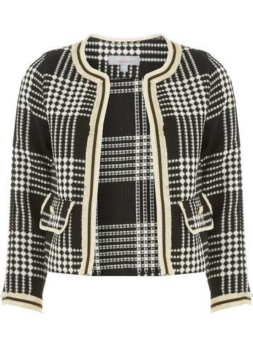 Dorothy Perkins Petite Mono Check Jacket